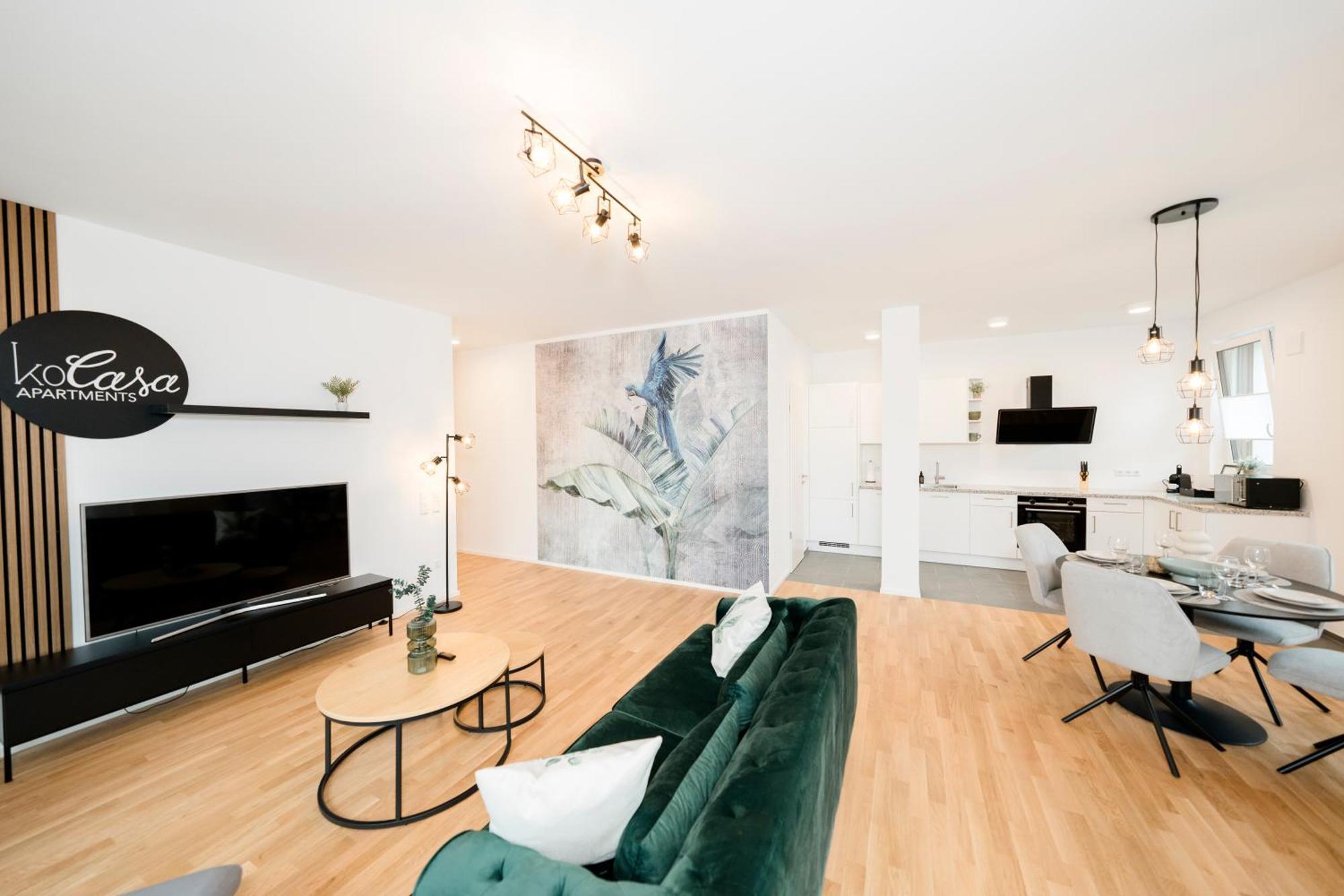 Kocasa-Apartments 02, Design, City-Center Boeblingen, Stellplatz, Balkon, Waipu-Tv Exteriör bild