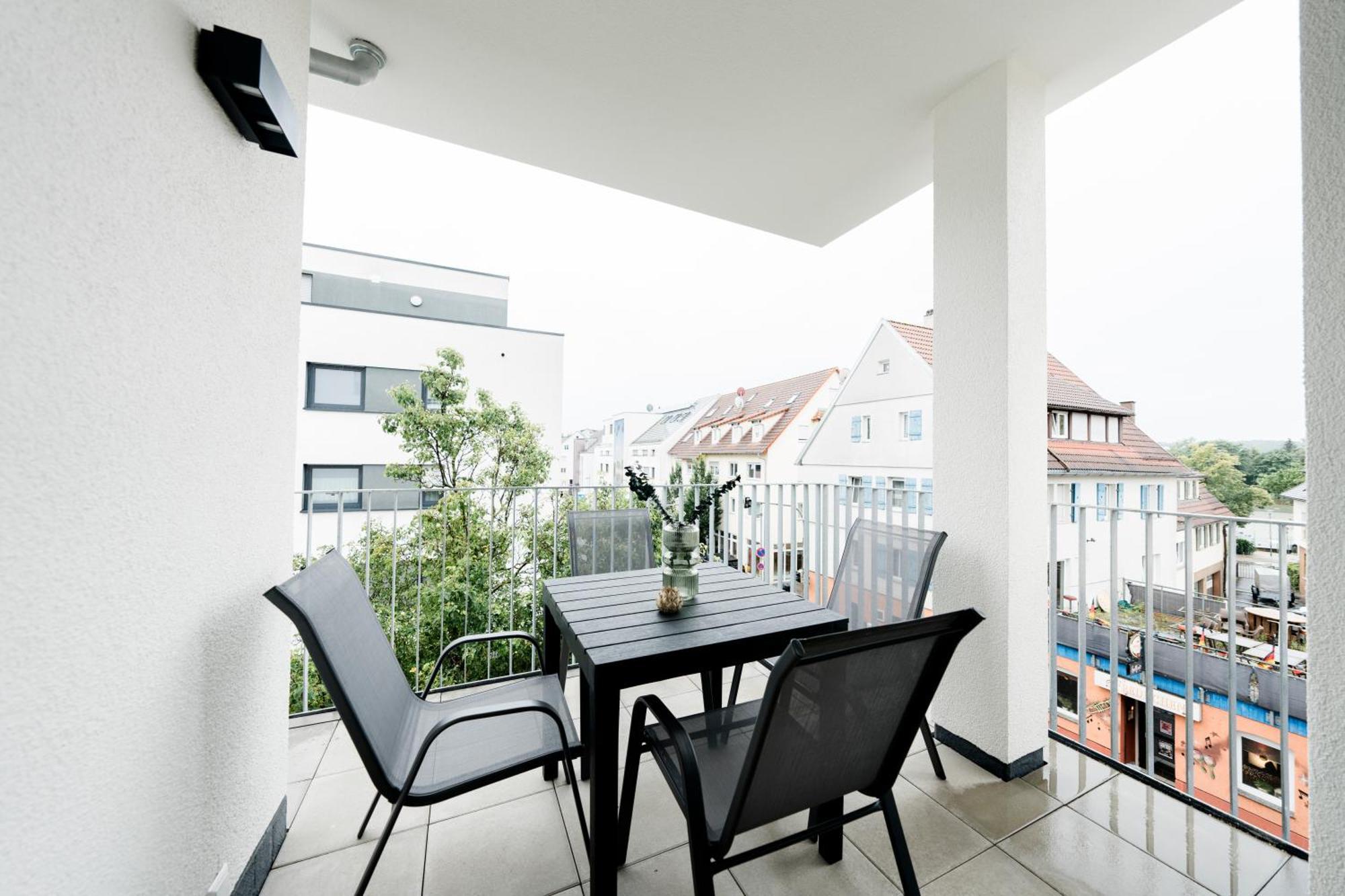 Kocasa-Apartments 02, Design, City-Center Boeblingen, Stellplatz, Balkon, Waipu-Tv Exteriör bild